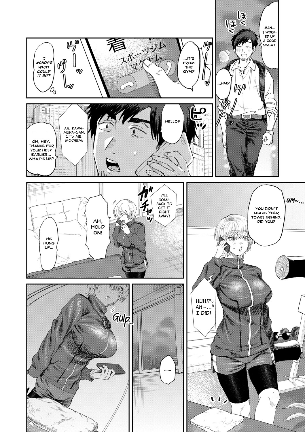 Hentai Manga Comic-The Beautiful Gym Trainer Can't Bear With It-Read-4